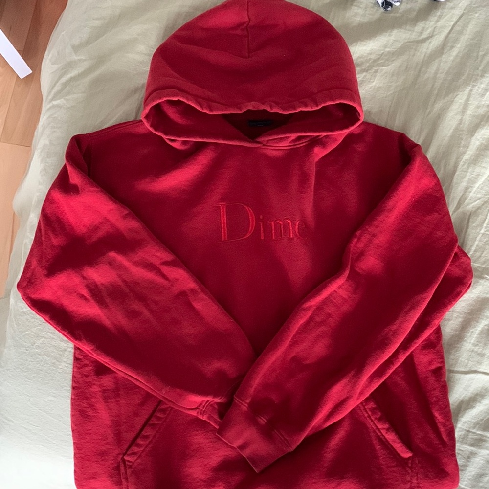 Dime classic embroidered hoodie